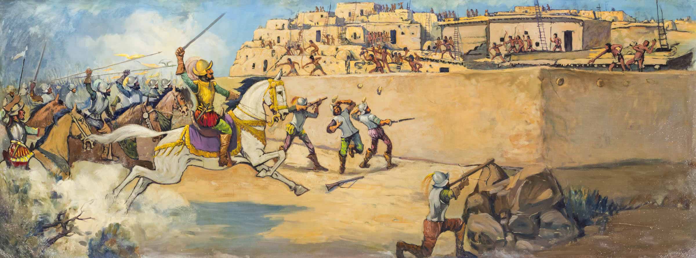 Untitled (Francisco Vasquez de Coronado at Hawiku)