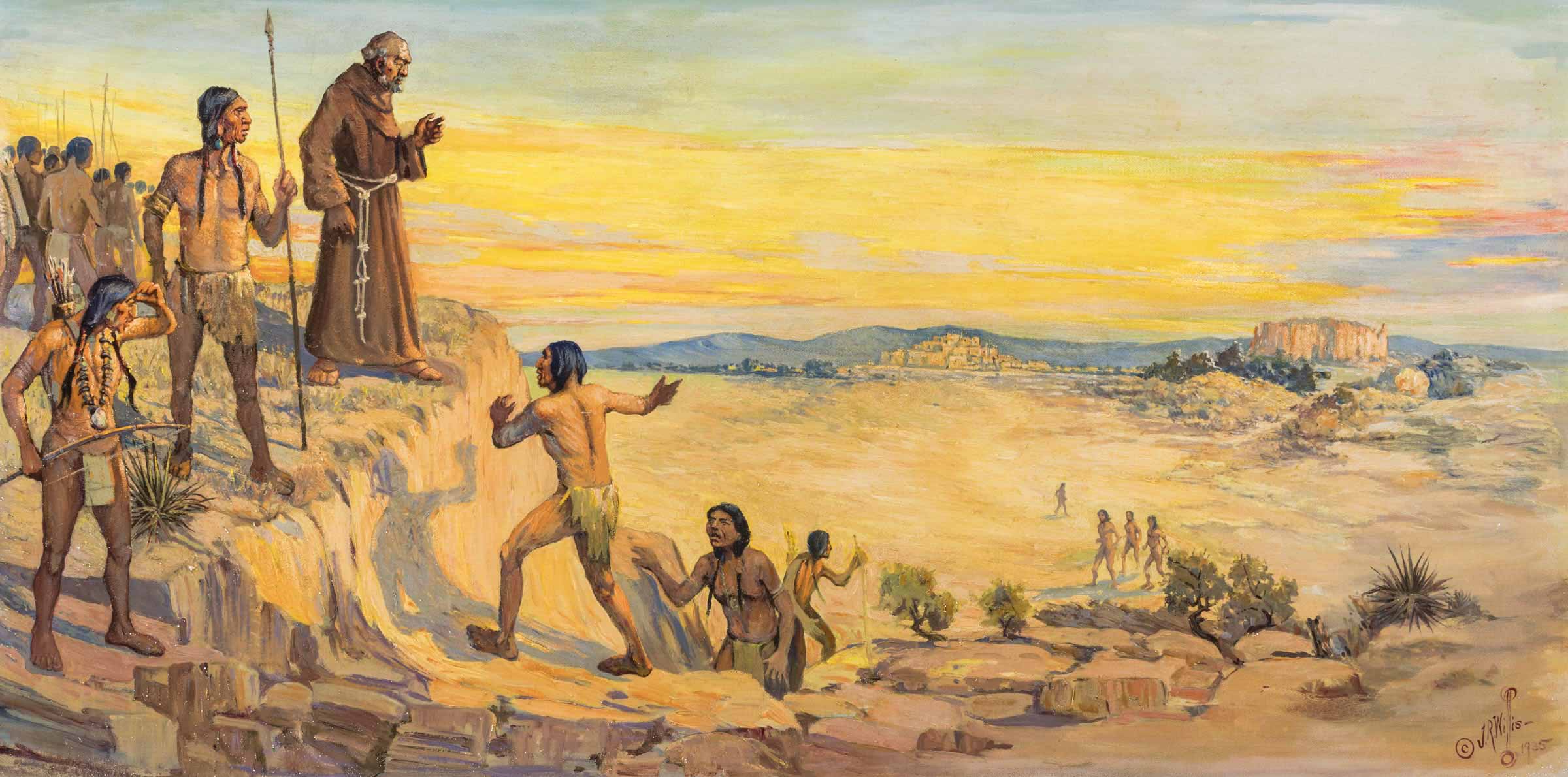 Untitled (Fray Marcos de Niza Sees Zuni)